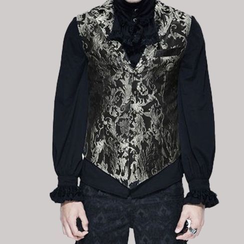 Silver Elegance Mens Vest