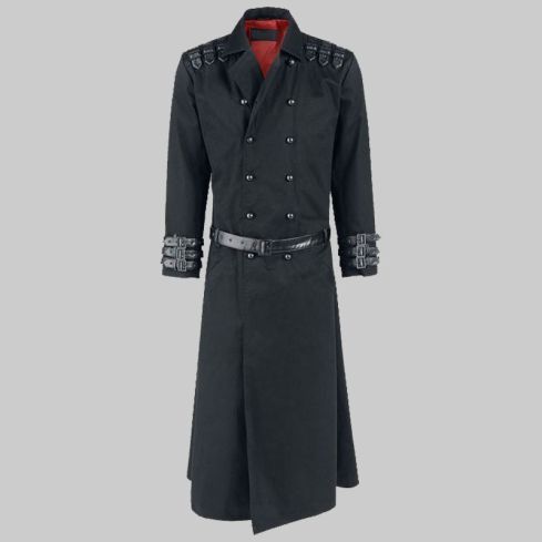 Steampunk Vampire Army Style Coat For Men