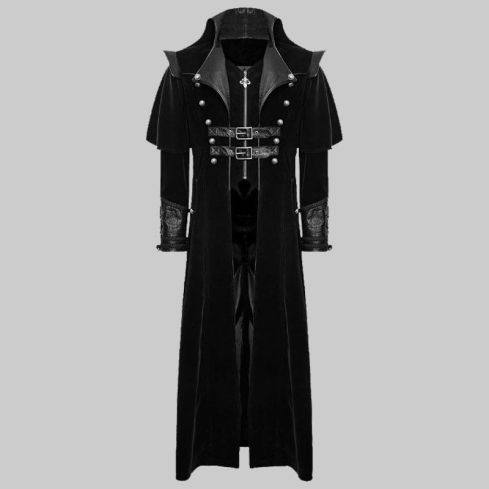 Steampunk Victorian Gothic Highwayman Long Coat