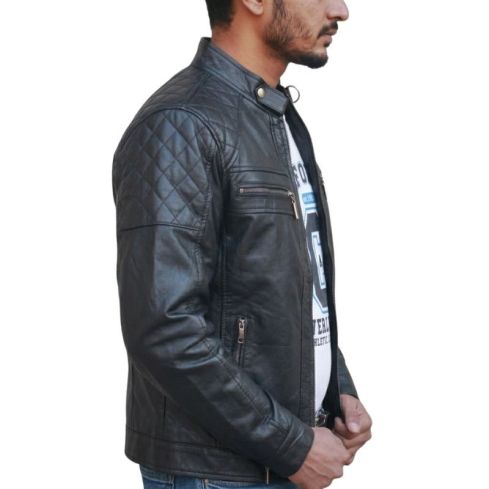 Diamond Cut Canvas Jacket | Premium Men's Quilted Canvas Jacket
