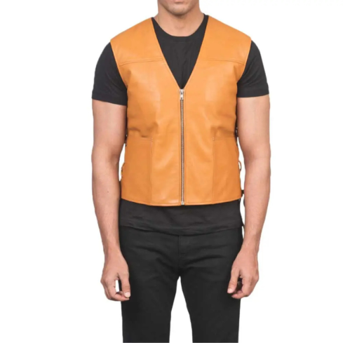 Men's Leather Vest | Premium Genuine Leather Motorcycle & Biker Vest