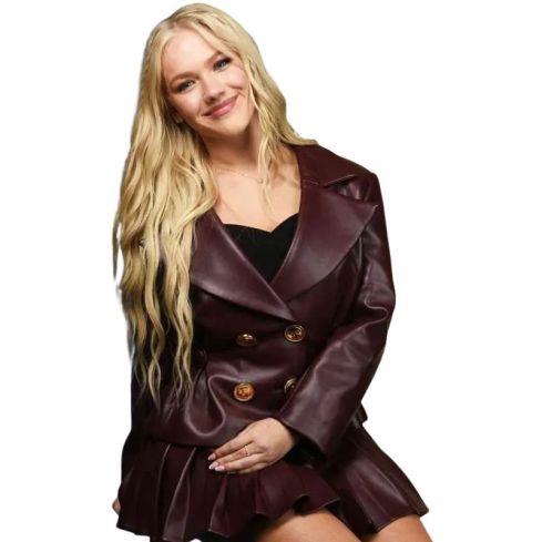 Freya Skye Zombies 4 Dawn of the Vampires Leather Blazer