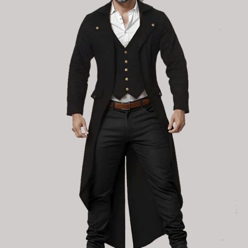 Wild West Victorian Coat for Men